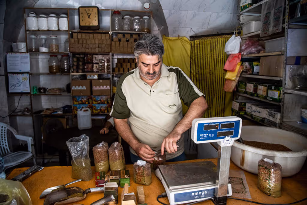 Bazaar de Alepo