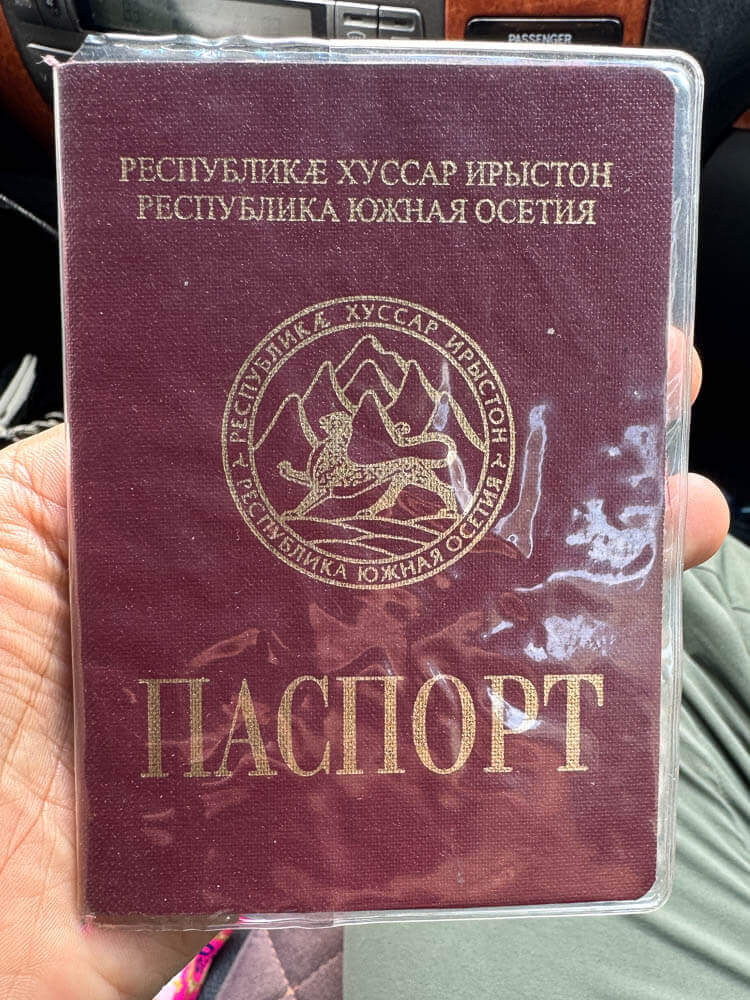 South Ossetian passport
