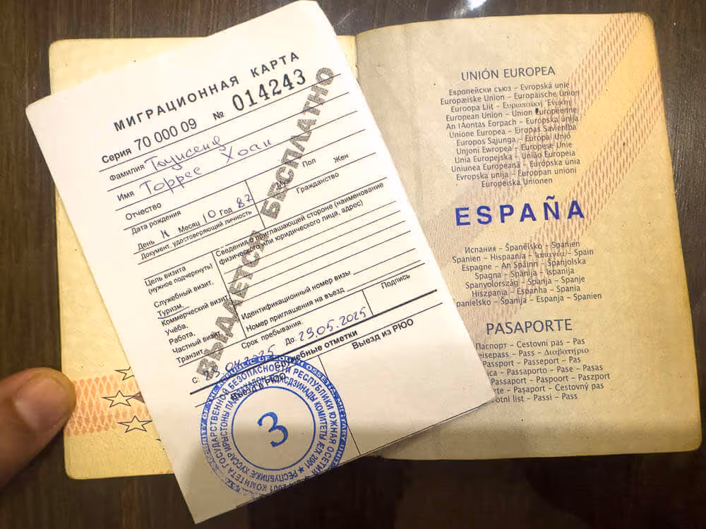South Ossetian visa