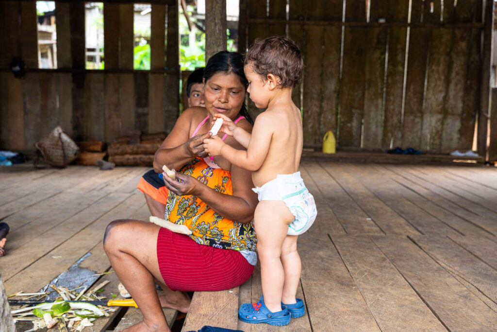 An indigenous village in Chocó region