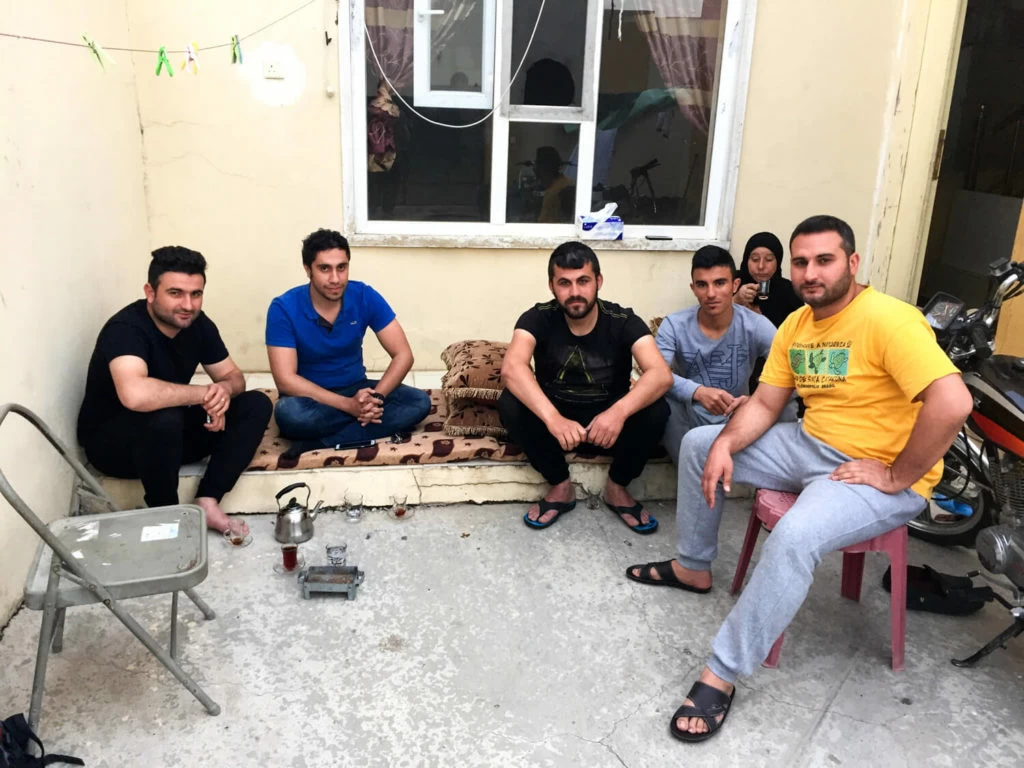 Refugiados sirios en Irak