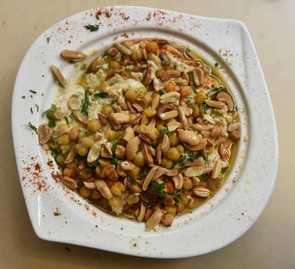 Fatteh, a Middle Eastern meal
