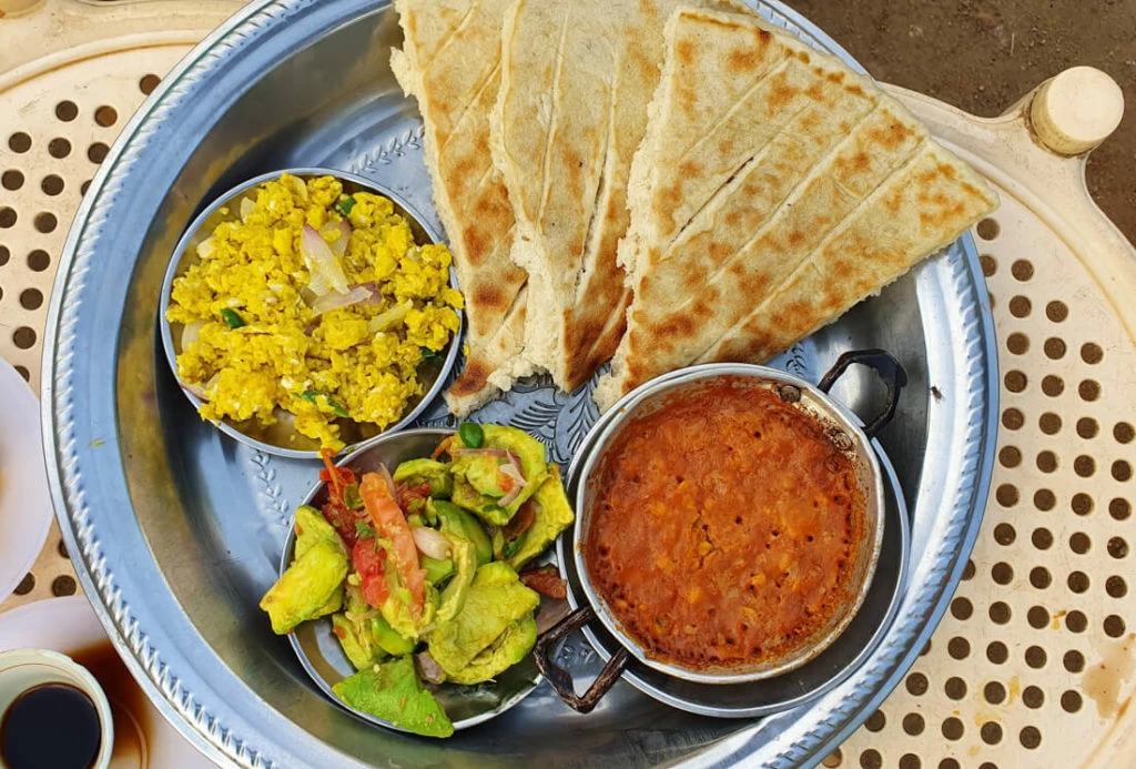 Ethiopian breakfast